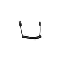StarTech.com 0.6m (2ft) Coiled Black Apple 8-pin Lightning Connector to USB Cable for iPhone / iPod / iPad