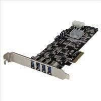 Startech.com 4 Port Quad Bus Pci Express (pcie) Superspeed Usb 3.0 Card Adapter With Uasp - Sata/lp4 Power