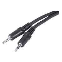 stereo audio cord 35 mm jacks male male 15 m