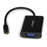 StarTech.com Micro HDMI to VGA Adapter Converter with Audio for Smartphones Ultrabooks Tablets - 1920x1200 StarTech.com Coax High Resolution VGA Monit