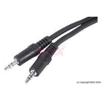 stereo audio cord 35 mm jacks male male 5 m