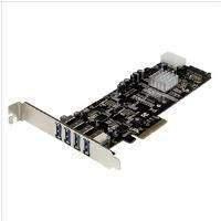 StarTech.com 4 Port Dual Bus PCI Express (PCIe) SuperSpeed USB 3.0 Card Adapter with UASP - SATA/LP4 Power