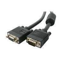 StarTech Coax High Resolution VGA Monitor Extension Cable VGA extender HD-15 (M) HD-15 (F) 7.6 m molded