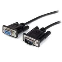 StarTech (0.5m) Straight Through DB9 RS232 Serial Cable - M/F (Black)