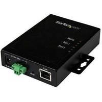 startechcom 2 port serial to ip ethernet device server rs232 metal and ...