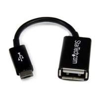 StarTech.com 5 inch Micro USB to USB OTG Host Adapter M/F