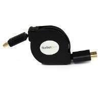 StarTech 4 ft Retractable High Speed HDMI Cable -HDMI to HDMI Mini - M/M