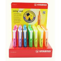 STABILO SWING HLIGHTER DISP 42PCS ASST