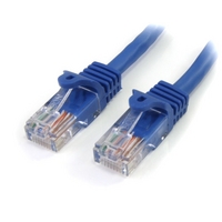 Startech RJ45 Cat 5 Patch Cable-blue 1.8m (6ft)