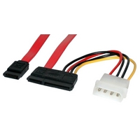 Startech Serial ATA Cable With LP4 - Adapter 18"