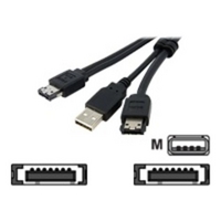 startech esata and usb a to power esata cable 09m