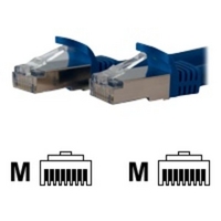 StarTech.com Shielded Cat6a Molded STP Patch Cable 0.3m Blue