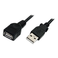 StarTech.com 6 ft Black USB 2.0 Extension Cable A to A - M/F