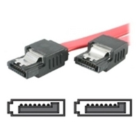 StarTech.com Latching SATA Cable 0.15m Red