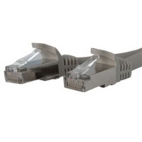 StarTech.com Shielded Cat6a Molded STP Patch Cable 2.1m Grey