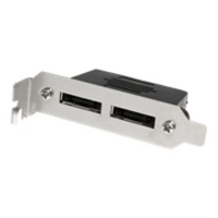 startechcom 2 port low profile sata to esata plate adapter fm serial a ...