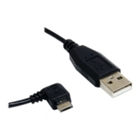 StarTech.com Micro USB Cable A to Right Angle Micro B USB Cable 0.3m