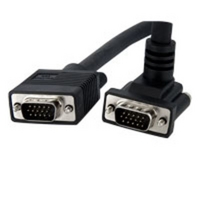 StarTech High Resolution 90° Upward Angled VGA Monitor Cable 1.8m Black