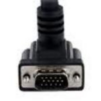 StaTech High Resolution 90° Down Angled VGA Monitor Cable 1.8m