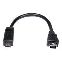 StarTech Micro USB to Mini USB Adapter Cable M/F