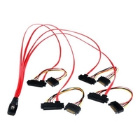 Startech Internal Serial Attached Scsi Mini Sas Cable Sff8087 To 4x Sff8482 (50cm)