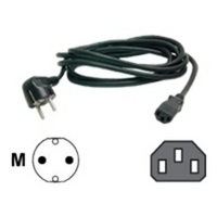 StarTech PXT101EUR 6 ft 2 Prong European Power Cord for PC Computers