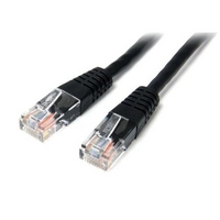 Startech Cat5e (15m) 350mhz Molded Utp Black Patch Cable