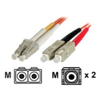 StarTech.com Multimode 50/125 Duplex Fiber Patch Cable LC - SC - Network cable - LC multi-mode (M) - SC multi-mode (M) - 3 m - fiber optic - 50 / 125 