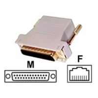 startechcom db25 to rj45 modular adapter mf