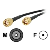 StarTech.com 10 ft RP-SMA to SMA Wireless Antenna Adapter Cable - M/F