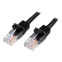 StarTech Snagless Cat 5e UTP Patch Cable Black - 15 Metre