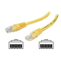 StarTech.com Molded Cat 5e UTP Patch Cable - Patch cable - RJ-45 (M) - RJ-45 (M) - 0.3 m - UTP - ( CAT 5e ) - molded - yellow