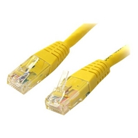 startech cat 6 yellow molded gigabit crossover rj45 utp cat6 patch cab ...