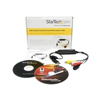 StarTech.com S-Video / Composite to USB Video Capture Cable Adapter w/ TWAIN and Mac Support - VHS to USB Composite Svideo