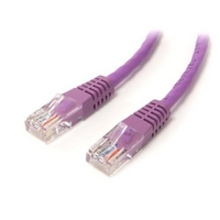 Startech Cat5e (15m) 350mhz Molded Utp Purple Patch Cable