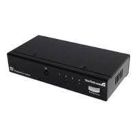 startech 4 port displayport video switch with audio amp ir remote cont ...