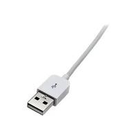 StarTech.com 1m (3 ft) Left Angle Apple 30-pin Dock Connector to USB Cable for iPhone iPod iPad with Stepped Connector