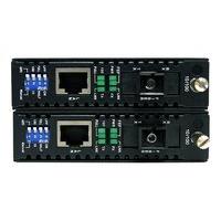 startech 10100 mbps ethernet single mode wdm fiber media converter kit ...