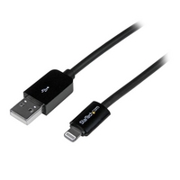 StarTech.com Long Black Apple 8-pin Lightning to USB Cable iPhone iPod iPad