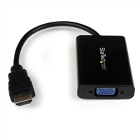 startechcom hdmi to vga video adapter w audio for laptop ultrabook