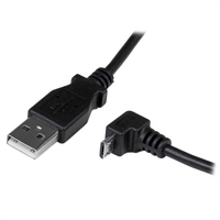 StarTech.com 0.5m Micro USB Cable - A to Down Angle Micro B