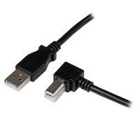 startechcom 1m usb 20 a to right angle b cable mm