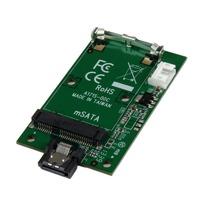 startechcom sata to msata ssd adapter port mounted sata to mini sata c ...