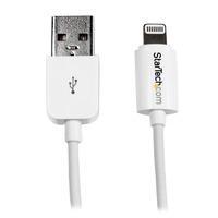 StarTech.com (3m/10 feet) Long White Apple 8-pin Lightning Connector to USB Cable (White) for iPhone / iPod / iPad