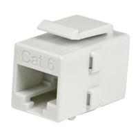 startechcom cat 6 rj45 keystone jack network coupler ff white