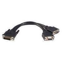 Startech Lfh 59 Male To Dual Female Vga Dms 59 Cable Vga Cable Dms-59 (m) Hd-15 (f) 20 Cm