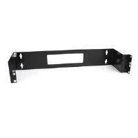 Startech 2u 19 Inch Hinged Wall Mount Bracket For Patch Panels (black)