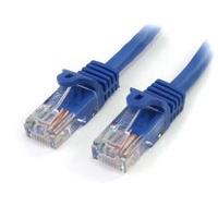 StarTech.com Category 5e 350MHz Snag-Less UTP Blue Patch Cable (6.1m)