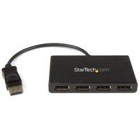 startechcom mst hub displayport to 4x displayport