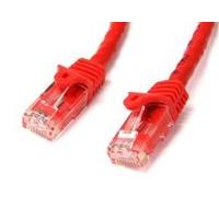 startech cat6 patch cable with snagless rj45 connectors 1m red